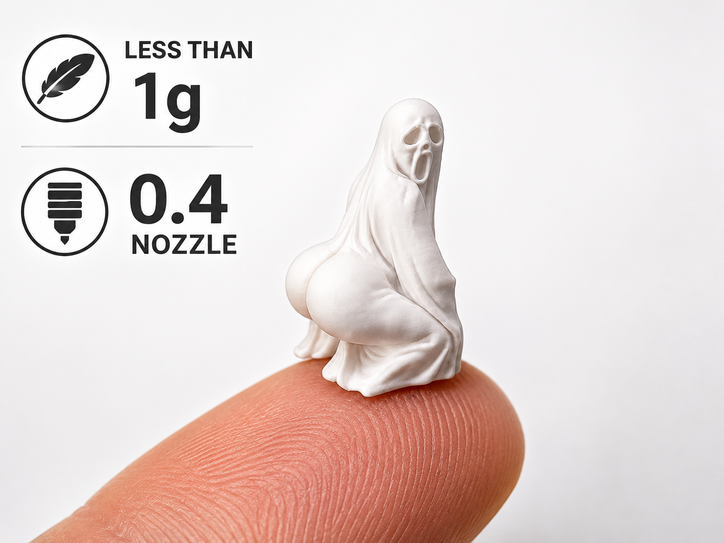 World’s Smallest Twerking Ghost – 0.4 Nozzle - 1