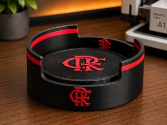 Suporte para descanso de Copos Flamengo Multi Part