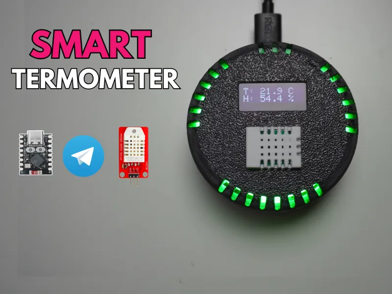 ESP32 Smart Thermometer with Telegram Alerts 