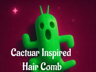Cactuar Hair Comb