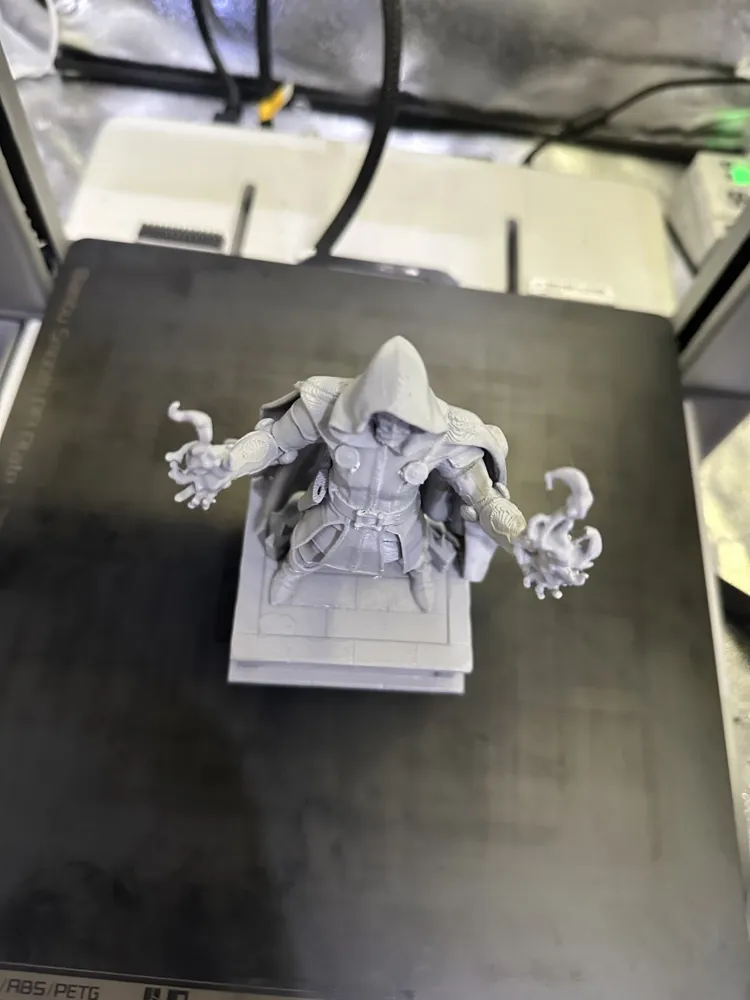 Dr Doom Statue - Free 3D Print Model - MakerWorld