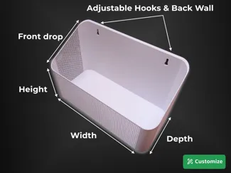 Parametric Hex Wall-Mount Box