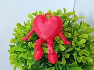Articulated Heart - Keychain