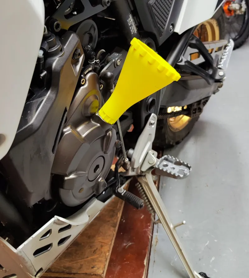 Tenere 700 oil funnel