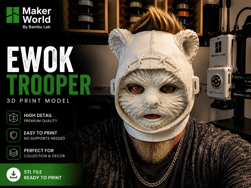 Ewok Maske