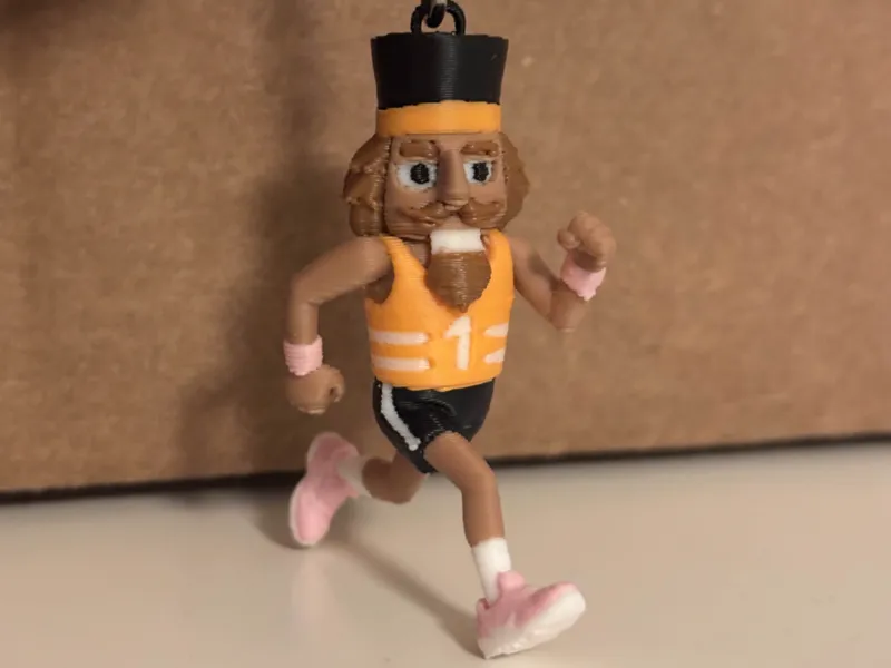 Runner Nutcracker Keychain/Ornament