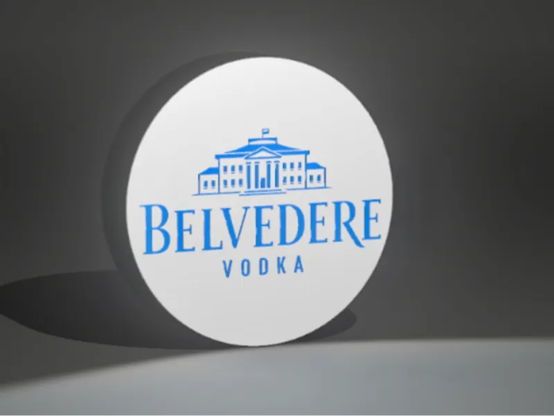 Belvedere Vodka Wall Lamp – Iconic Light Design
