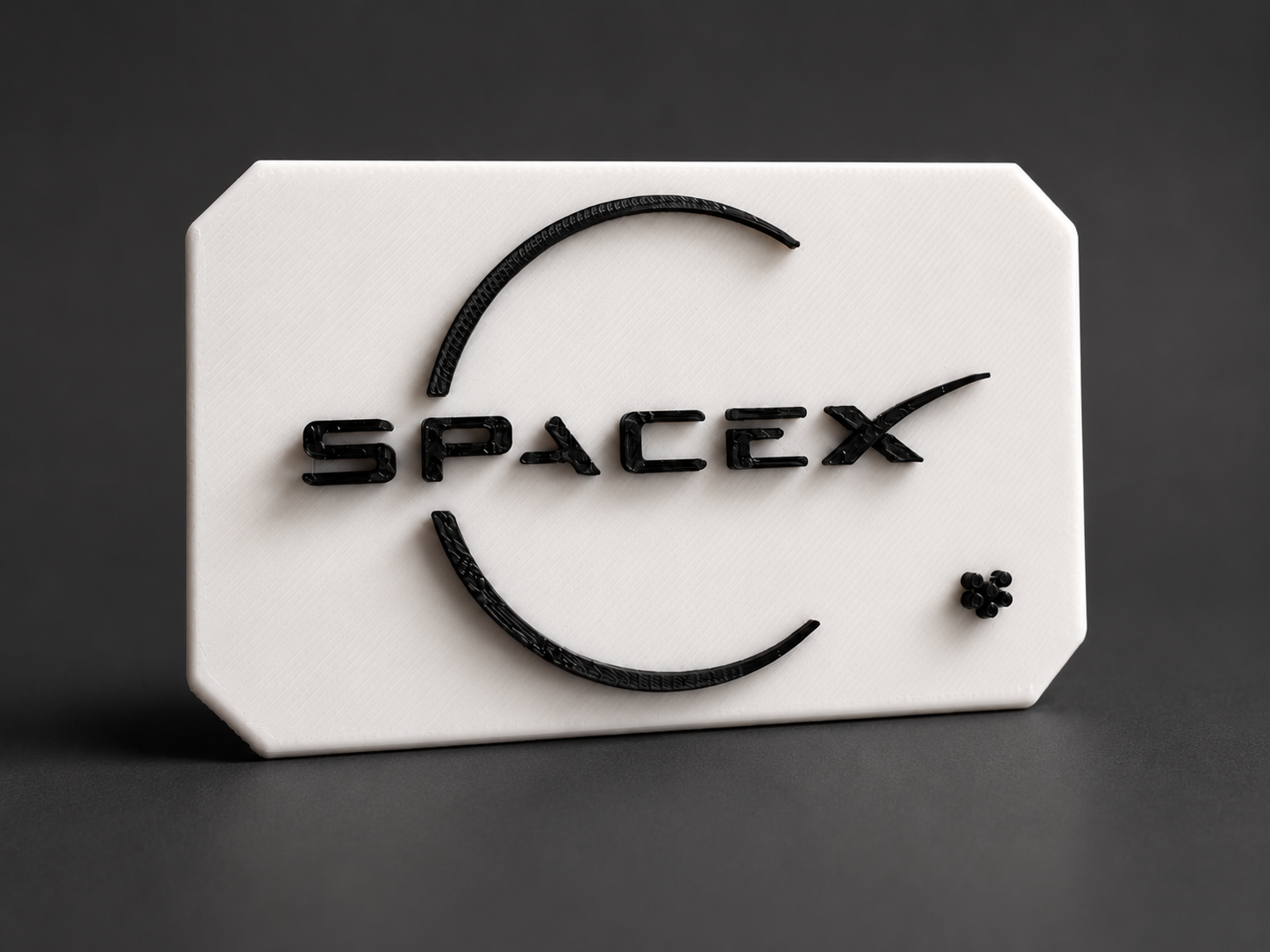 SpaceX logo Magnetic fridge magnet