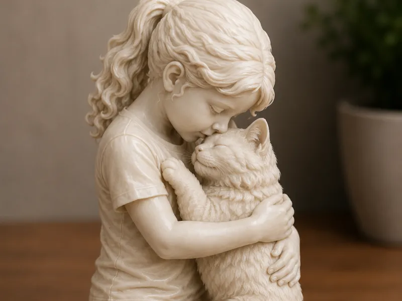 Katzen Mädchen