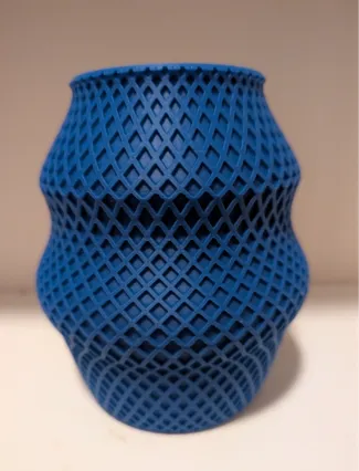 Wavy Diamond Vase