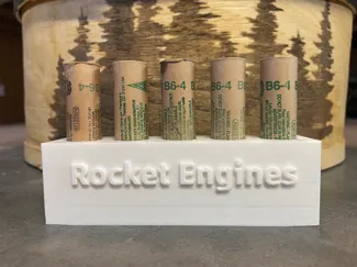 Model Rocket Engine holder 