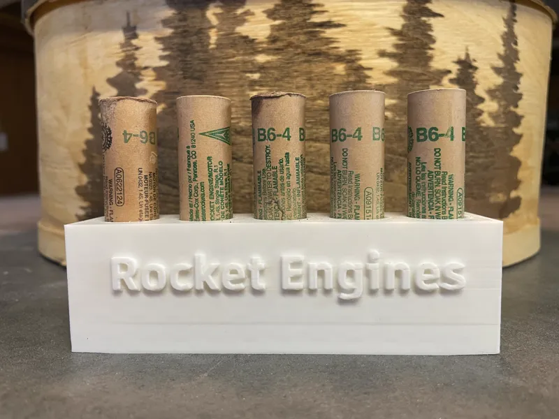 Model Rocket Engine holder 