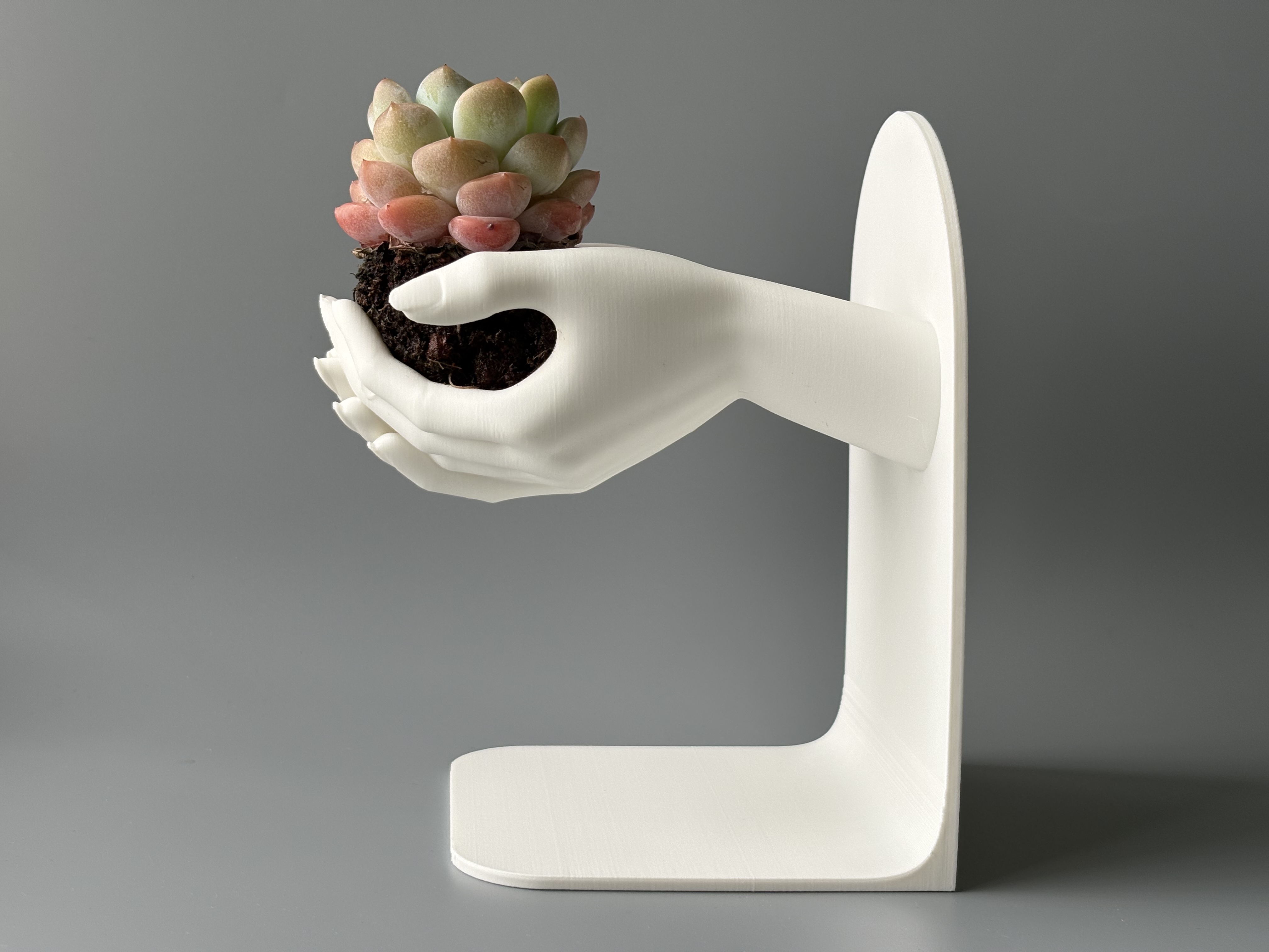 Miniatura 2 do modelo 3D 艺术花盆：素手承芳