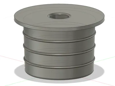 Syringe Bottle Adapter - Parametric for any size