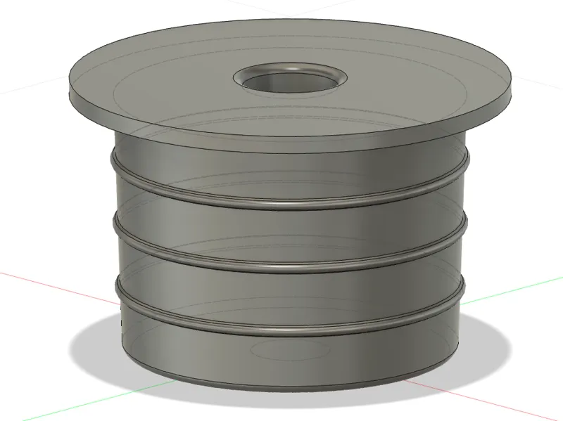 Syringe Bottle Adapter - Parametric for any size