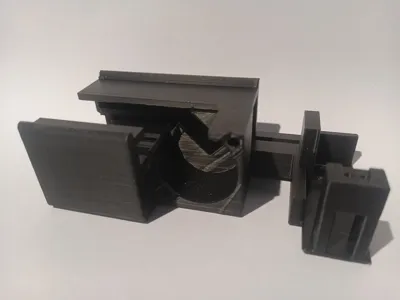 Housing for steppermotor to control venetian blind