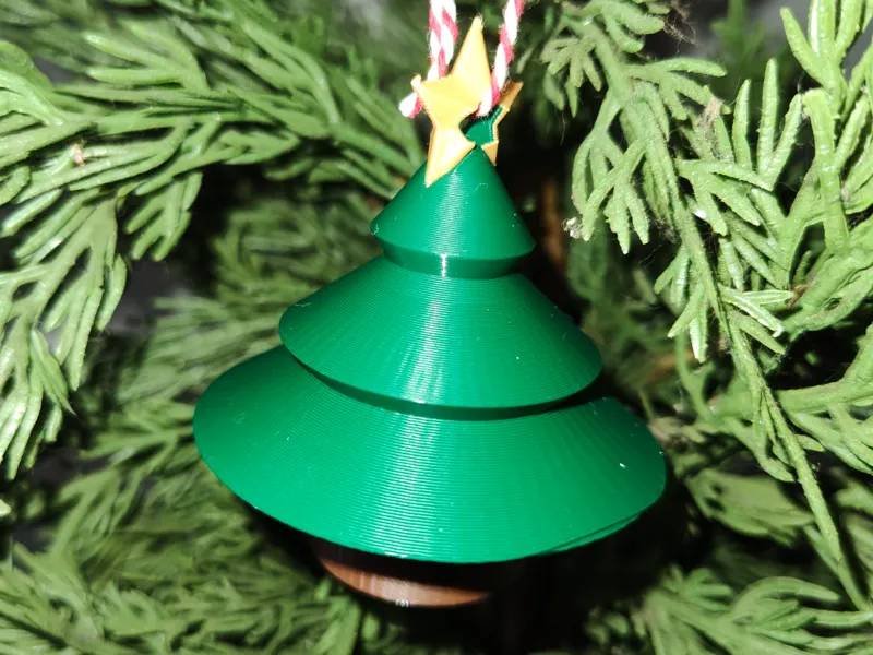 Minimalist Christmas Tree Ornament