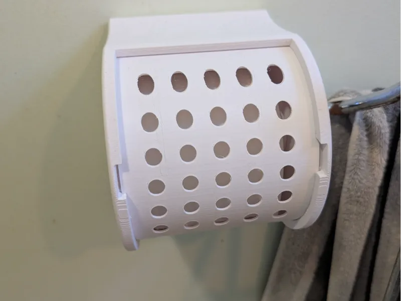 Covered Toilet Paper Holder