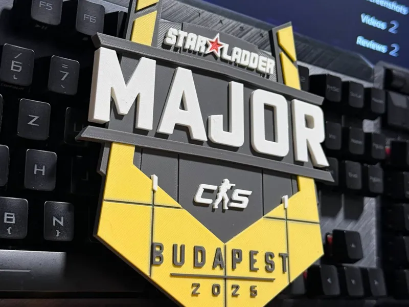 CS2 Budapest MAJOR 2025 signature plaque