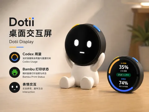 Accesorio para impresora 3D: Dotii 桌面交互屏 — referencia de MakerWorld
