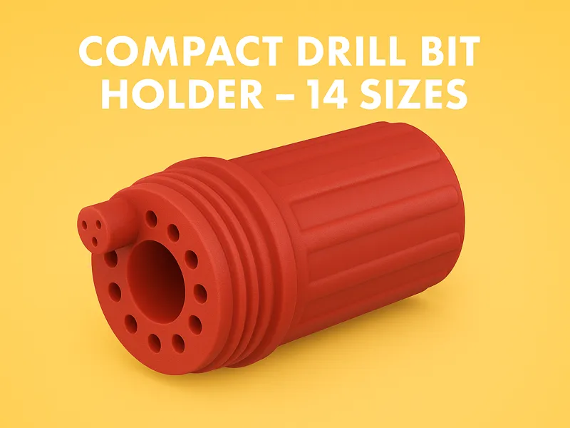 Drill Bit Storage Case – Compact Design