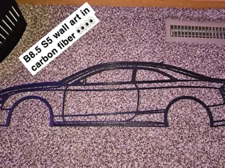 Audi B8.5 S5 Wall Art