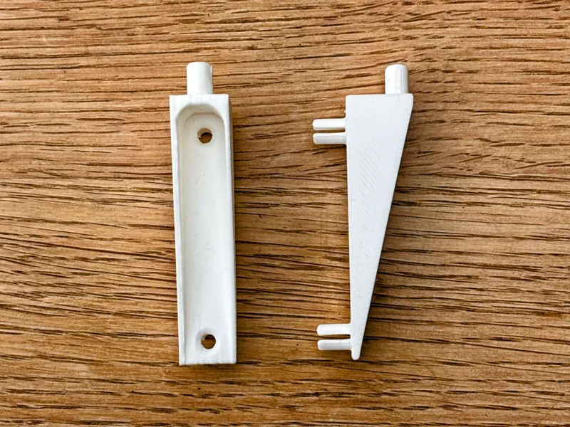 Double Shelf Support Pin – 40 mm Spacing