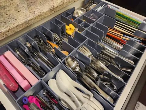 Ultimate Gridfinity Kitchen Drawer Organizer view 4
