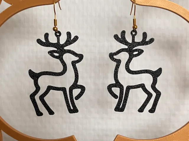 Earrings - Reindeer
