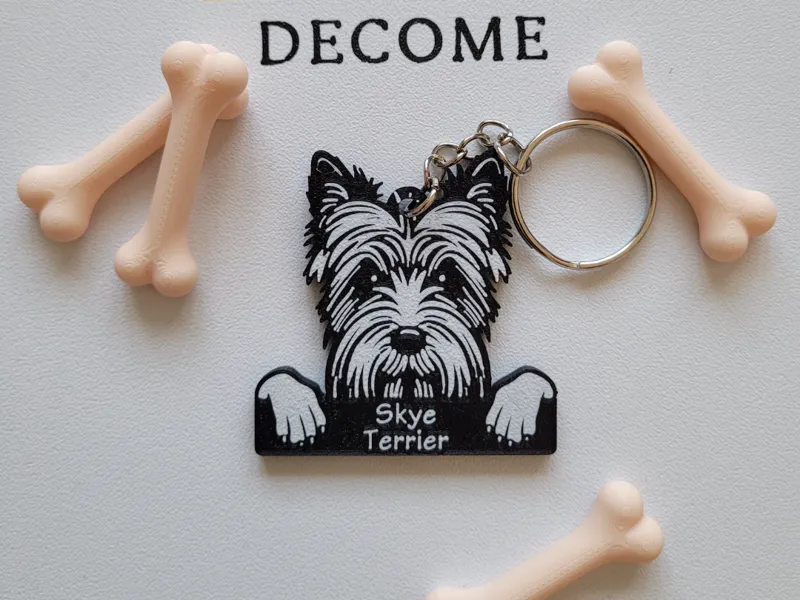 Skye Terrier Keychain