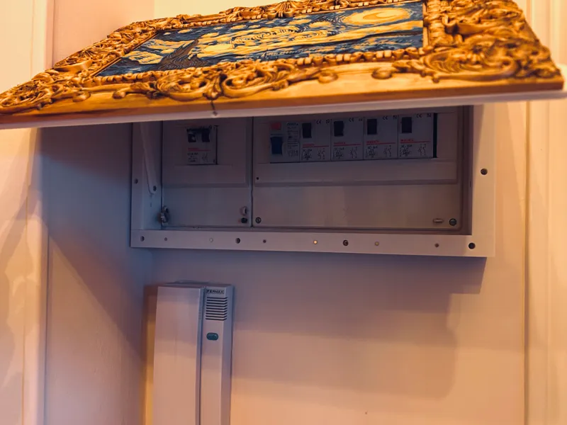 Armario para caja de diferenciales automáticos. 
