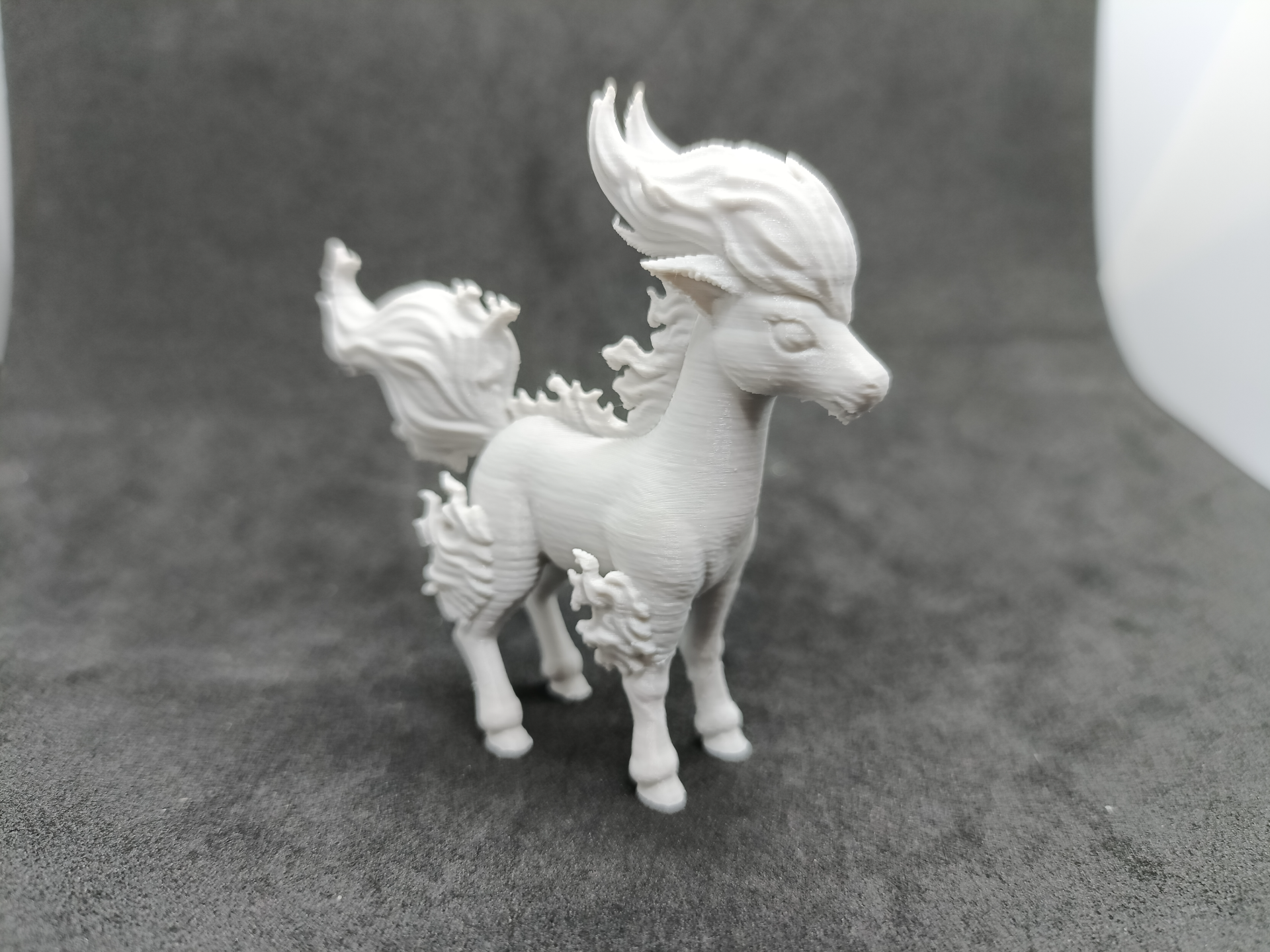 Ponyta Pokemon Inspired Fire Flaming Horse Figure
