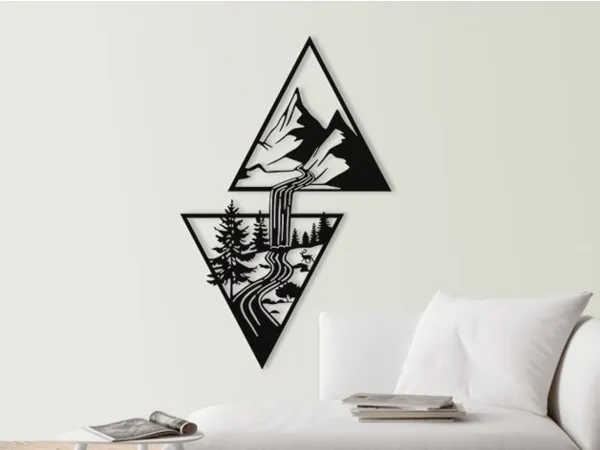 Cascade décorative