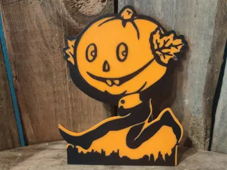 Jumping Jack O Lantern For Halloween