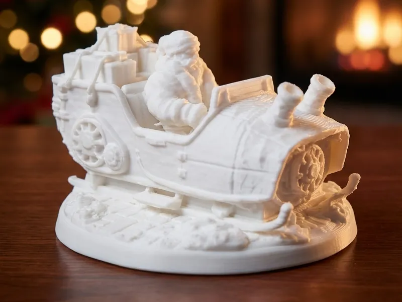 Christmas Steampunk Sleigh Santa