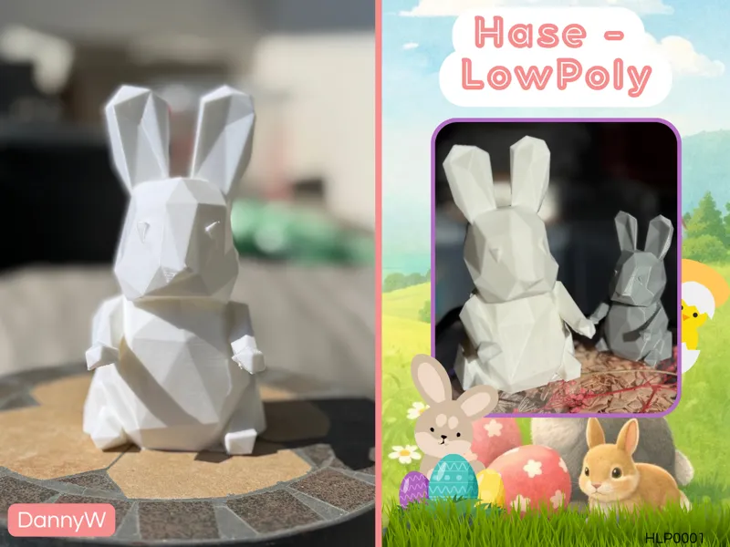 Hase - Low-Poly