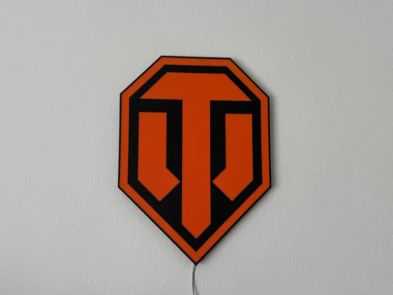 World of Tanks logo light box