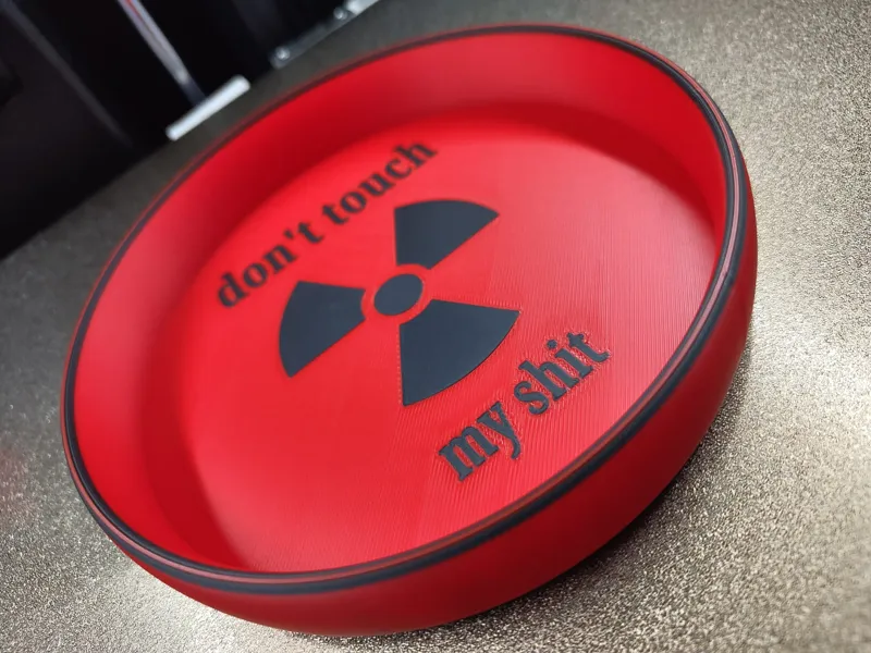 Don't touch my S* key / dice tray catchall gift