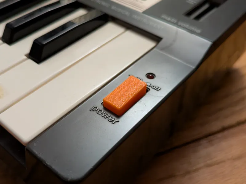 Casio Casiotone MT-100 Power Button