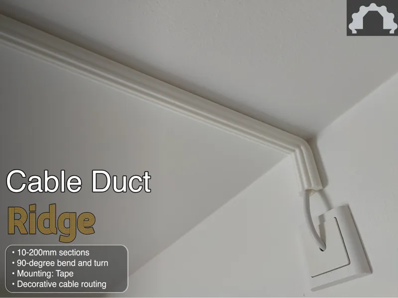 CableDuct Mini (Ridged)