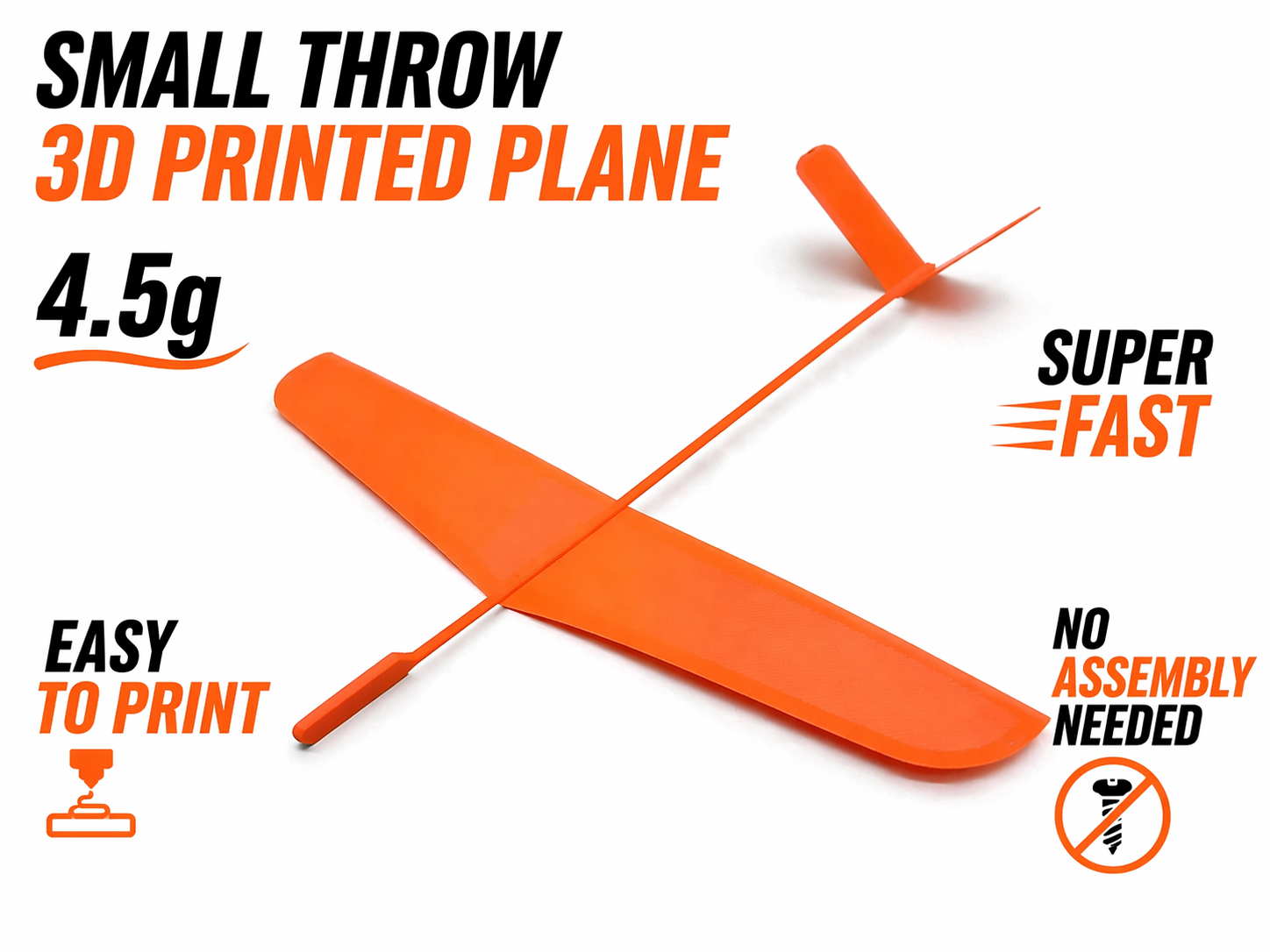 Mini throw plane