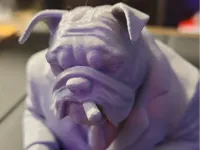 Figurine chien parrain de la mafia — photo 1