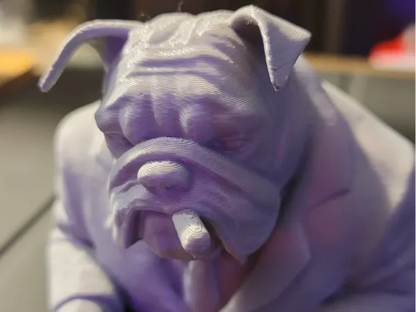 Figurine chien parrain de la mafia