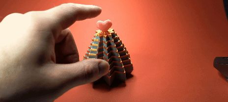 Self Standing Star Heart Fidget Valentines Gift
