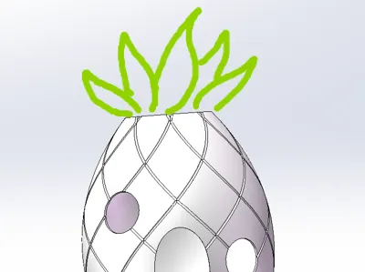SpongeBob Pineapple House Potted Plant
