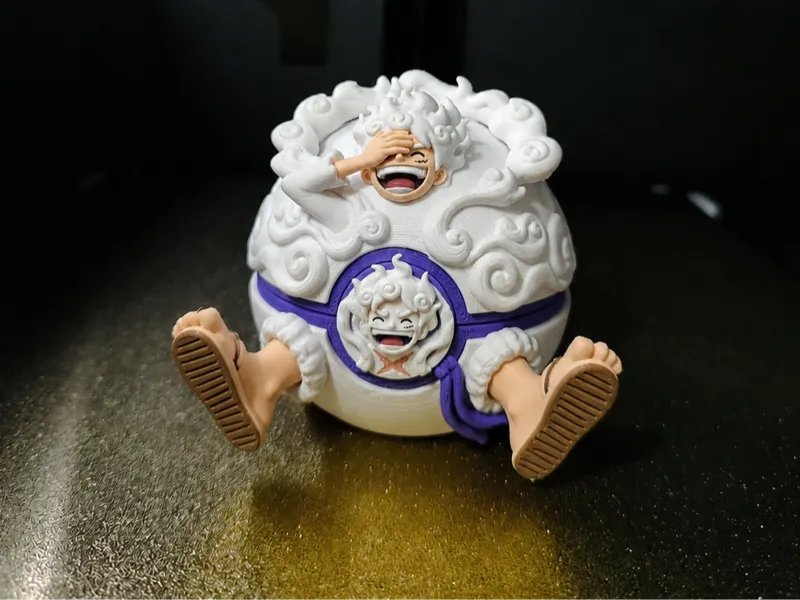 Luffy Sun God Nika Inspired Pokéball