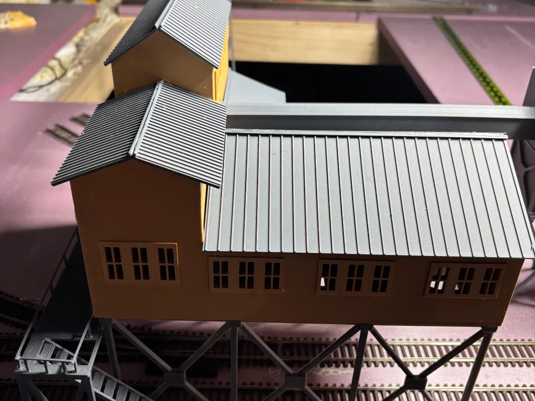 HO Scale coal tipple loader - Free 3D Print Model - MakerWorld