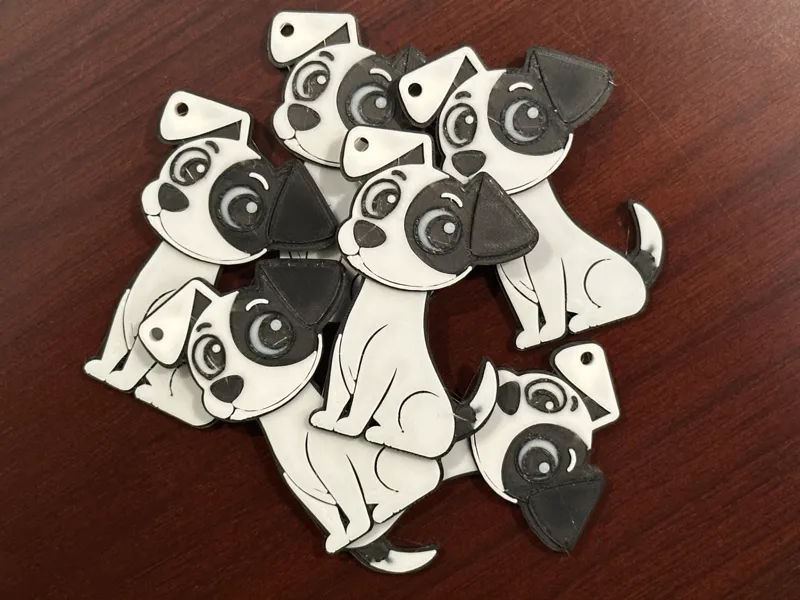 Jack Russel Dog Keychain