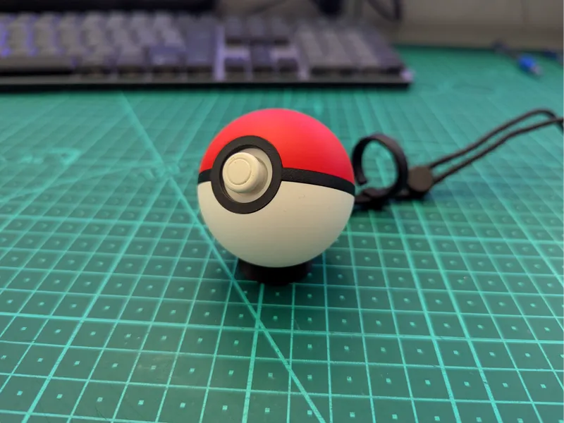Pokeball Go Plus Simple Halterung / Halterungsring