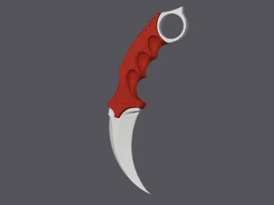 Karambit- scalable- Super detailed